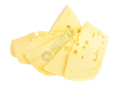 奶酪块熟食黄色三角形小吃牛奶食品商品早餐白色美食图片