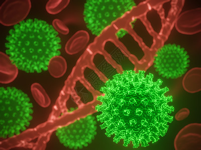 人体内的冠状病毒细胞 呼吸道病毒宏观卫生发烧细菌传染性科学生物治疗红细胞感染图片