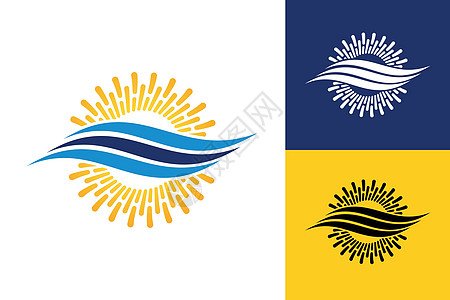空调 logo 标志 symbolHot 和 cold symbo季节太阳冻结公司控制蓝色标识雪花天气温度图片