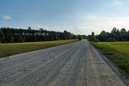 乡村道路在明亮的一天里出现旅行假期农村森林地平线爬坡运输风景农田沥青图片