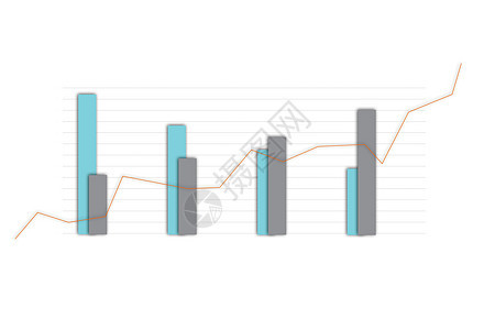 数字生成的条形图表分析背景图片
