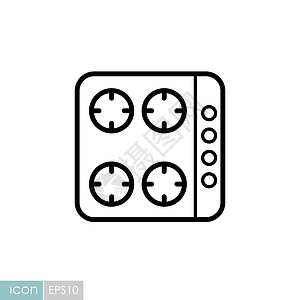 烹饪顶部烹饪面板 感应炉灶器具陶瓷气体控制烤箱控制板家庭制品技术加热器图片