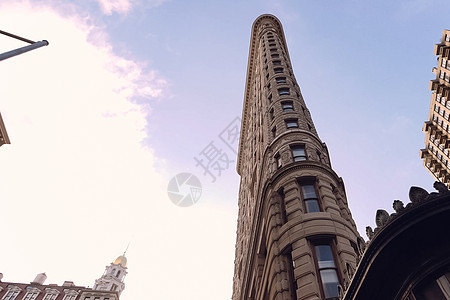 看看纽约的摩天大楼 高楼建筑 盖房子探索市中心天际街道办公室窗户城市天空商业建筑学图片