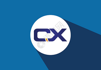 CX 初始字母标志设计创意现代字母矢量图标标志插图汽车品牌标识圆圈艺术银行业营销字体网络咨询图片