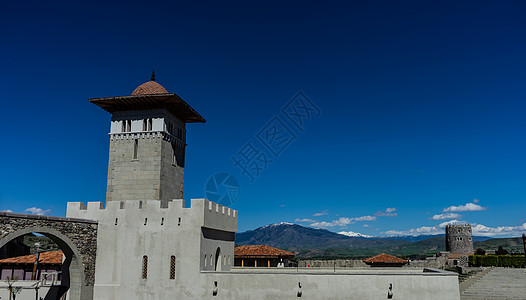 Akhaltsikhe的拉巴特城堡旅行迷宫池塘喷泉堡垒建筑学旅游窗户地区阳台图片