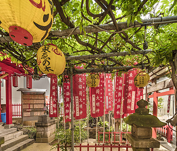 神社绳索东京朱红高清图片