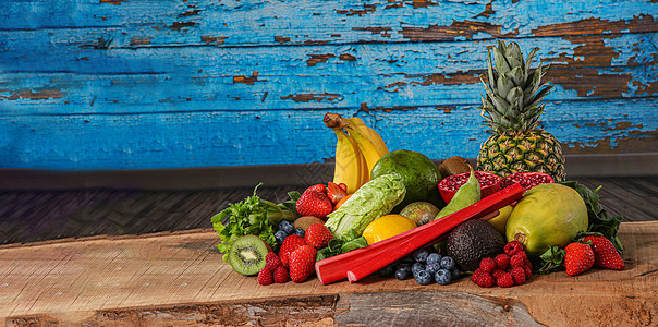 带复制空间的健康食品和水果紧闭果味橙子有机食品盘子蔬菜热带菠萝食物柠檬团体图片