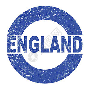 印有文字的橡胶树印印章英格兰圆圈商业圆形按钮互联网广告城市标签蓝色邮票图片