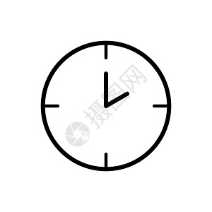 时钟显示一天中的 1 小时 带有 369 和 12 点钟指针的简单设计 图标设计 EPS 1地球时区乐器工资时间倒数夏令世界计时图片