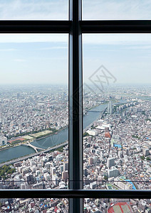 日本东京城 从观光塔图片
