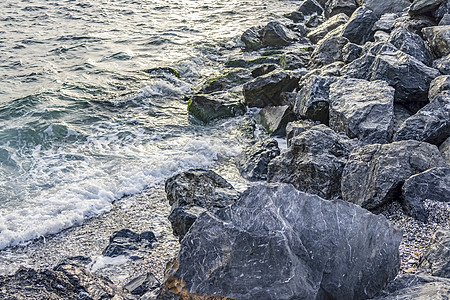 大海风景背景和壁纸的自然大海观圆形太阳沿海天空场景假期海岸线天气波浪晴天环境背景