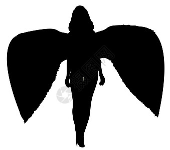 死亡天使之光女士短剑艺术翅膀高跟鞋插画师绘画业力女性死亡图片