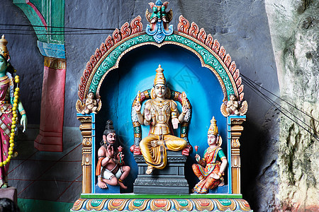 充满多彩的印度神像文化旅游雕塑偶像旅行艺术上帝雕像假期建筑图片