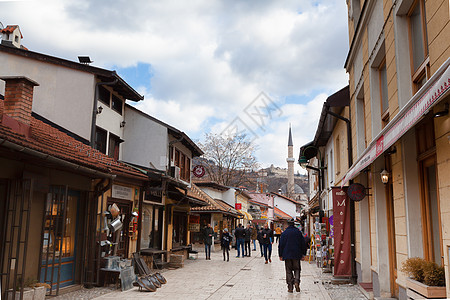 波斯尼亚和黑塞哥维那萨拉热窝旧城老城区图片