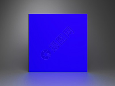 3d 渲染抽象讲台背景  Abstract3d 渲染白色背景与蓝色 rectangl作品产品工作室插图地面平台场景广告空白小样图片