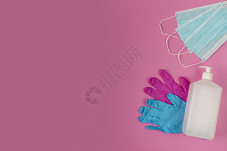 医疗手套手术面罩 消毒剂凝胶-病毒防护e图片