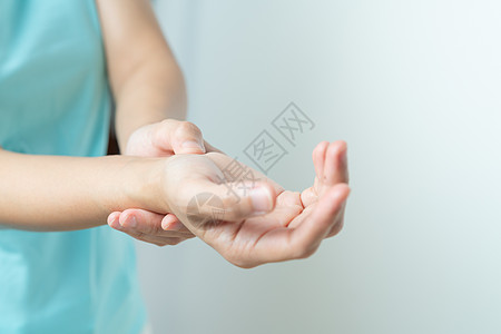 办公室综合症 医疗保健和医疗共同作用2次压力按摩风湿药品手指蓝色肌肉风湿病疾病手腕图片