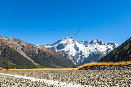 国家公园 新西兰 大洋洲顶峰冰川蓝色天空旅游风景公园旅行国家公吨图片