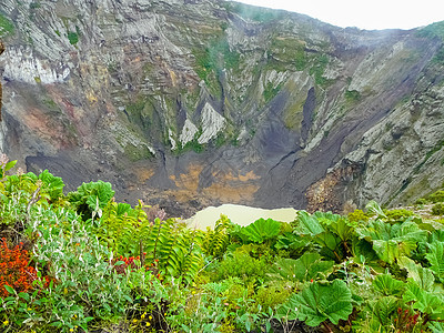 伊拉苏火山国家公园旅行喷气气体公园环境石头陨石蓝色火山旅游图片