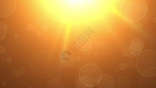 计算机生成的暖光源光线中的飞行圆点 现代抽象 background3D 渲染折射光束光谱辐射来源粒子天堂电脑太阳辉光图片