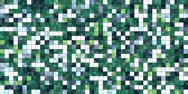 绿色白色平铺彩色方块 五颜六色的马赛克纹理 明亮的填充几何背景 无缝背景正方形背景图片