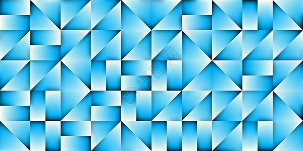 蓝色现代随机填充几何形状图案背景纹理插图矩形马赛克几何学背景图片