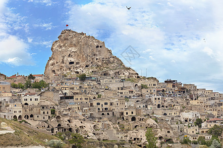 卡帕多西亚 土耳其中部城堡宽慰洞穴房子村庄空气火鸡遗产旅游国家图片