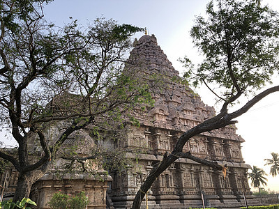 泰米尔纳德邦的寺庙天空地标旅游目的地建筑物历史铭文雕像岩石国际图片