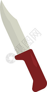 白色背景上的小工具餐厅刀刃午餐用具厨房金属食物厨师刀具背景图片