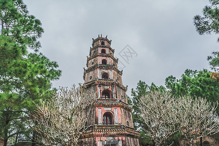 越南佛教塔寺庙Hue图片