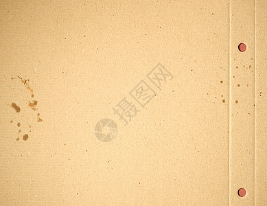 带有油渍的盒子的牛皮纸碎片材料框架圆形纸板纸盒回收木板床单工艺棕色图片