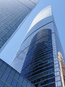莫斯科市区蓝色中心城市天空商业窗户景观办公室首都玻璃图片