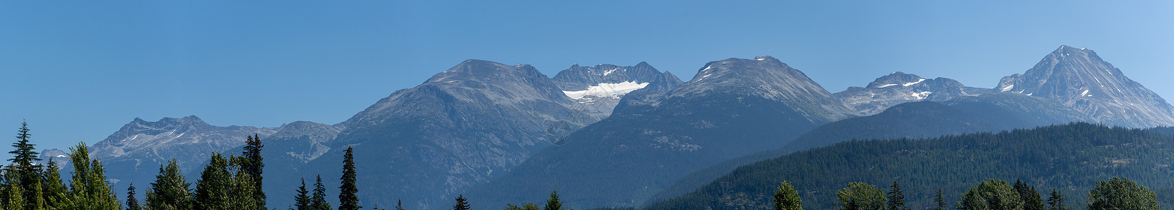 加拿大不列颠哥伦比亚省惠斯勒山全景图片