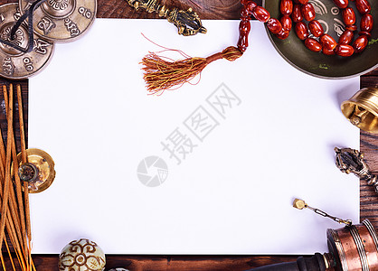 藏藏青藏宗教音乐剧中白布的白纸图片