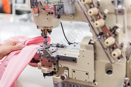 纺织和服装厂织物机械接缝工厂工作室材料工作女士服装工具图片
