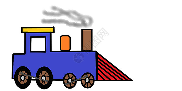 滚动运输插图玩具蒸汽机轮子火车图片