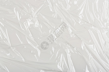塑料质感包装尼龙白色材料折痕保鲜膜电影背景图片