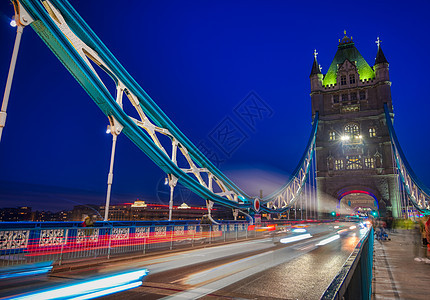 横跨英国伦敦泰晤士河的塔桥地标历史游客首都旅行景观城市蓝色建筑学图片