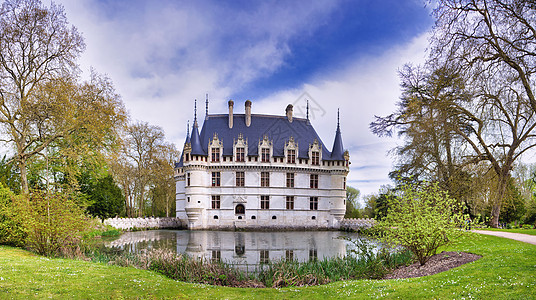 法国卢瓦尔山谷的城堡建筑学历史旅游历史性反射地标建筑旅行图片
