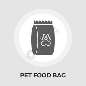 宠物食品袋矢量平面 ico卡通片动物商店罐装艺术插图营养图片