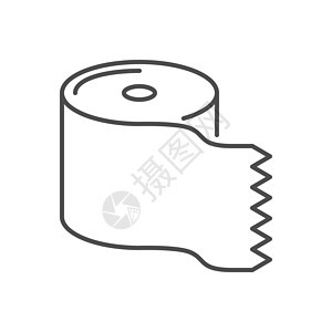 卫生纸相关矢量细线图标插图粪便毛巾房间民众中风洗手间厕所管子卫生图片