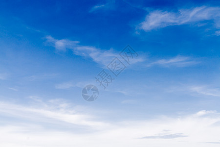 蓝色天空背景 有白云 Blur 或 Del焦距图像白色云景天气天堂阳光图片