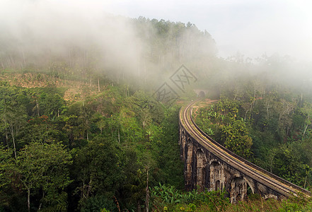 斯里兰卡的Demodara铁路图片