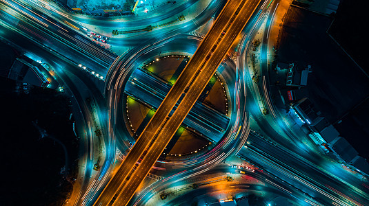 高速公路顶视图道路交通是重要的基础设施旅行戒指卡车互联网景观圆圈网络城市街道汽车图片