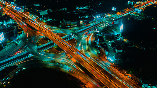 高速公路顶视图道路交通是重要的基础设施鸟瞰图车辆汽车旅行网络建筑学十字路口商业卡车技术图片