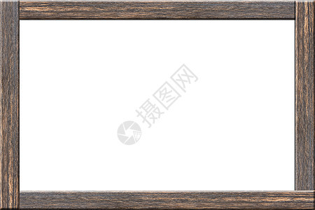 木框白背景白色乡村木头背景图片