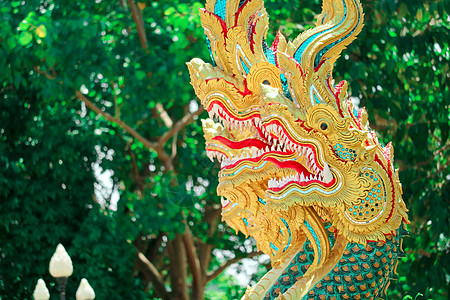 泰文化艺术 土科艺术 绿色长廊艺术宗教古董动物传奇佛教徒阳光精神国王建筑雕像图片