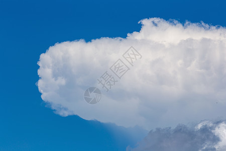 蓝色天空背景的白毛乌云云景气氛天堂失效白色飞行多云气候时间运动图片