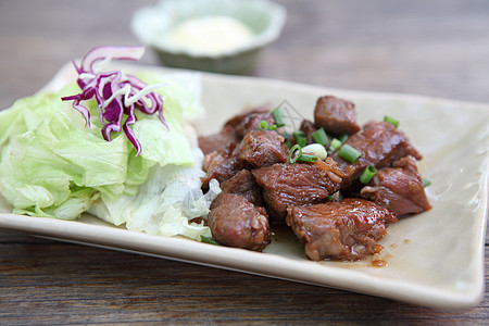 牛肉萝卜鸡肉牛排日本口味牛扒食物鱼片萝卜滴水敷料蔬菜美食牛肉午餐背景