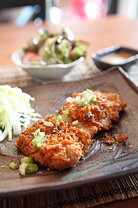 炒猪头松筷子餐厅布塔油炸蔬菜食物午餐白色美食图片